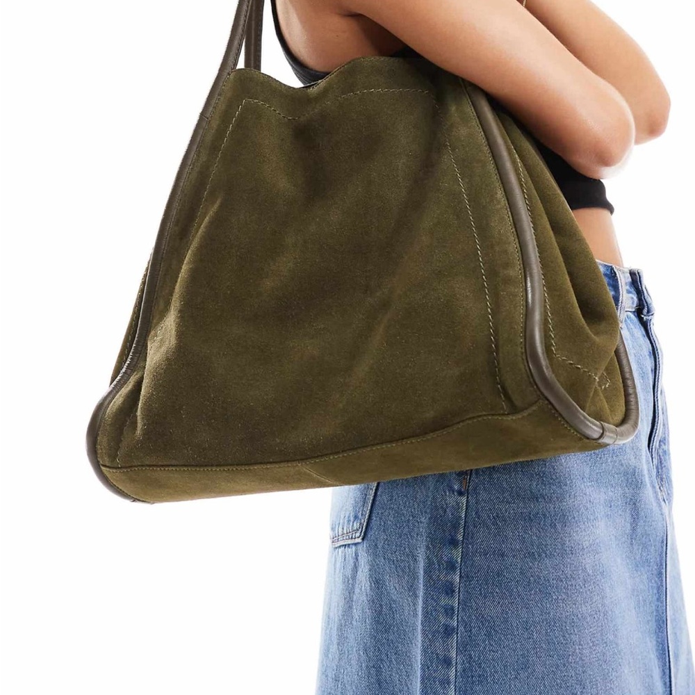 Suede Tote Bag